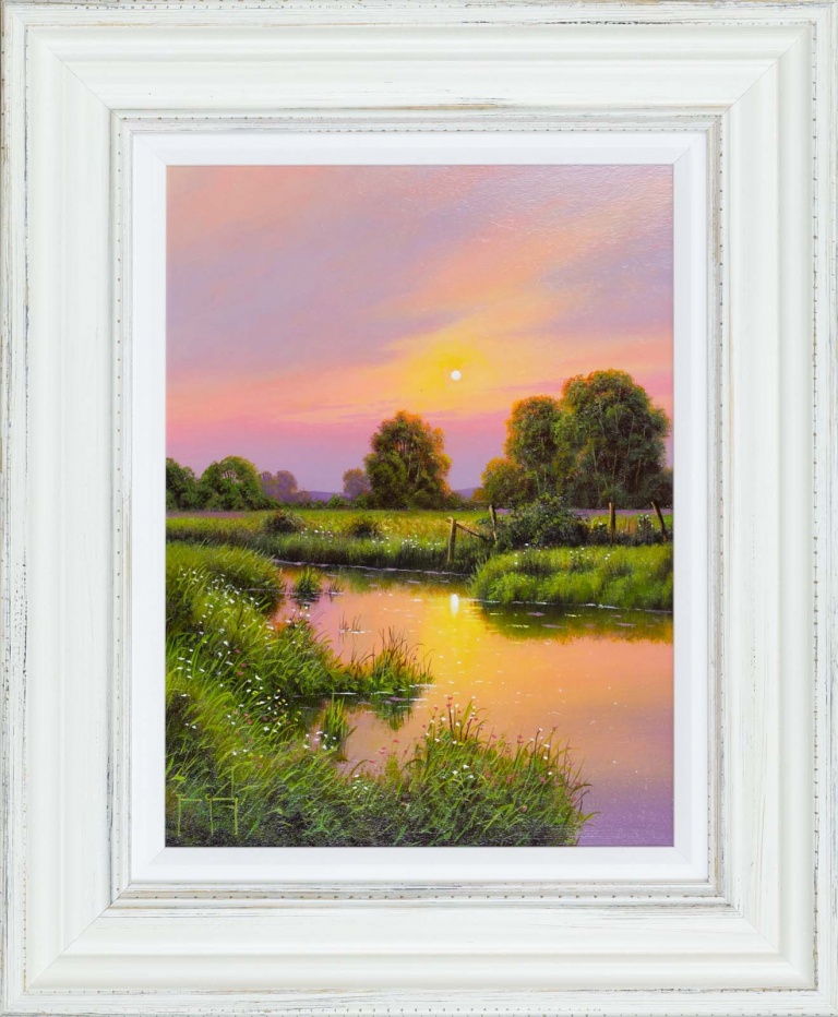 Evening Sun Over the Lowlands by Terence Grundy
