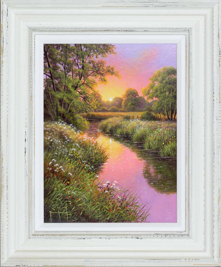 Reflections of Sunset by Terence Grundy