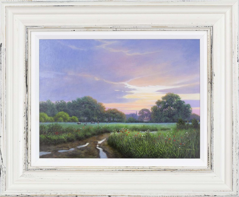Country Farm Track by Terence Grundy