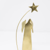 Limited Edition hand made bronze sculpture featuring a guardian angel with a shooting star behind by Anna Andreadi
