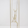 Limited Edition hand made bronze sculpture featuring a couple swinging together the swing actually moves by Anna Andreadi
