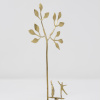Limited Edition hand made bronze sculpture featuring a couple celebrating under a tree on top of a seesaw by Anna Andreadi