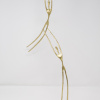 hand signed limited edition bronze sculpture by artist Anna Andreadi with a figure being lifted up by another in an acrobatic pose