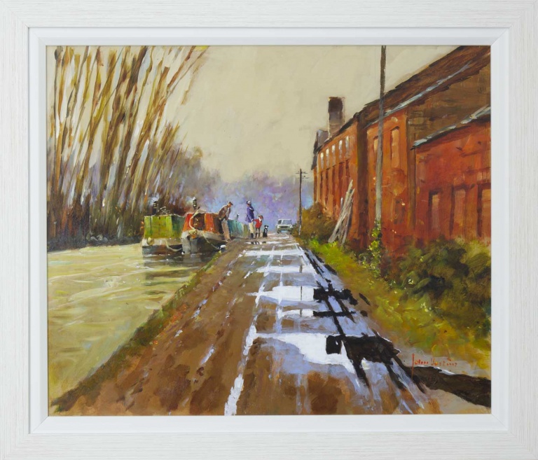 Rainy Day On The Grand Union by John Haskins