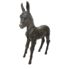 hand finished bronze sculpture of a donkey foal by artist Suzie Marsh