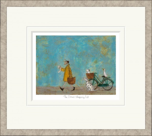 The Donut Shopping List by Sam Toft, limited edition print