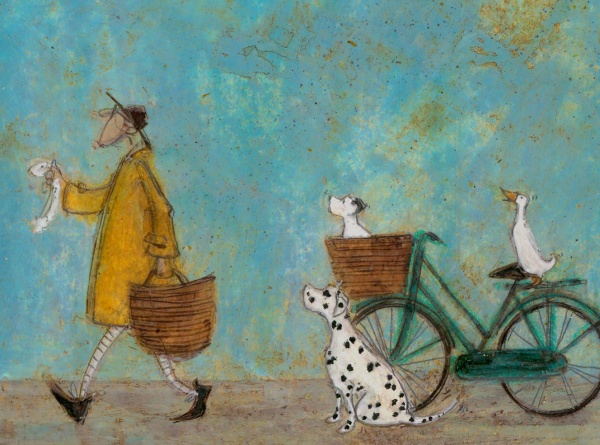 The Donut Shopping List by Sam Toft, limited edition print