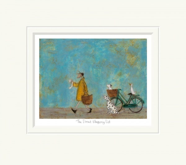 The Donut Shopping List by Sam Toft, limited edition print