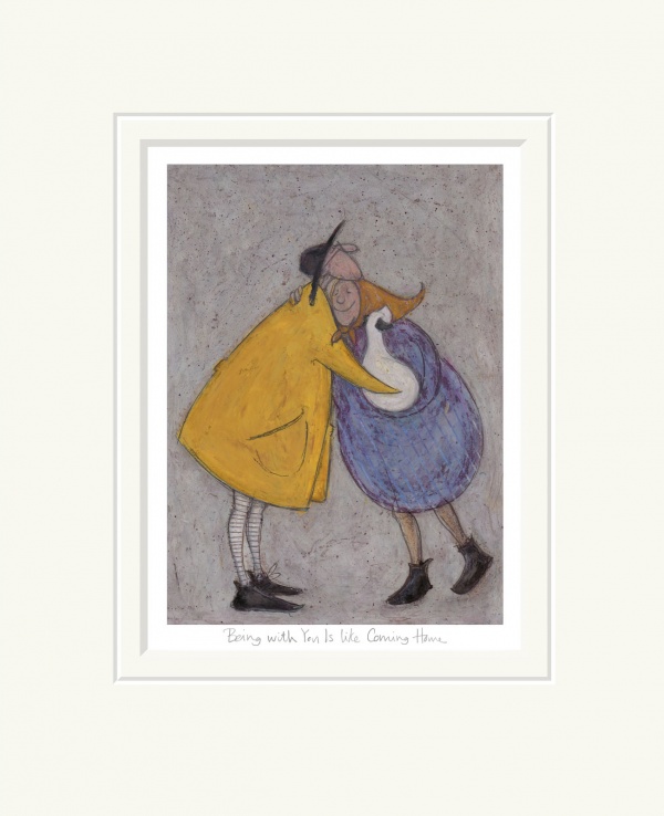 Being with you is like coming home by Sam Toft, limited edition print