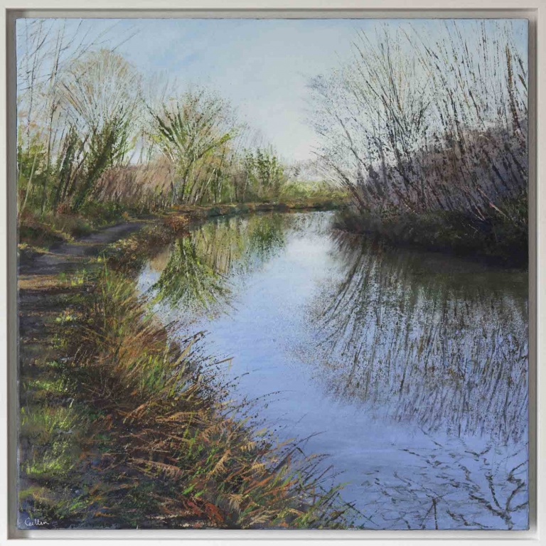 Winter Warmth, Towpath by Grace Ellen