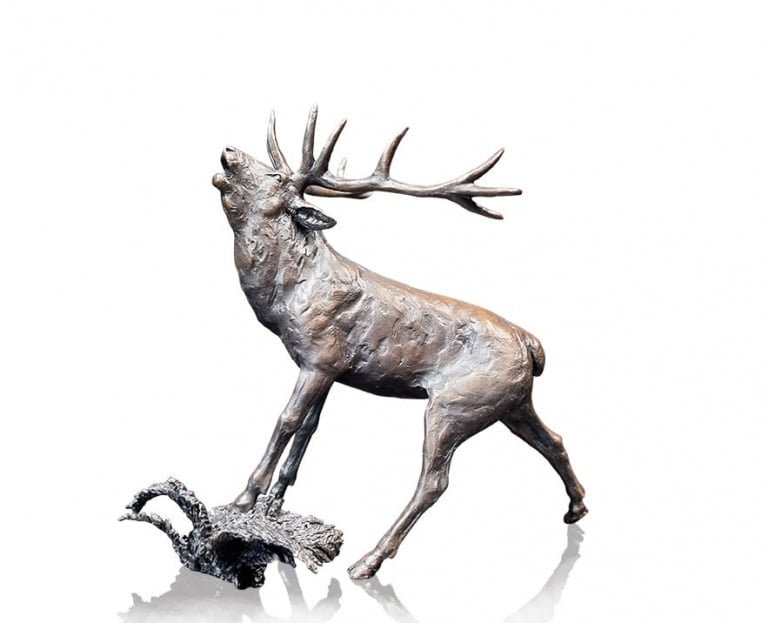 Stag Roaring by Michael Simpson