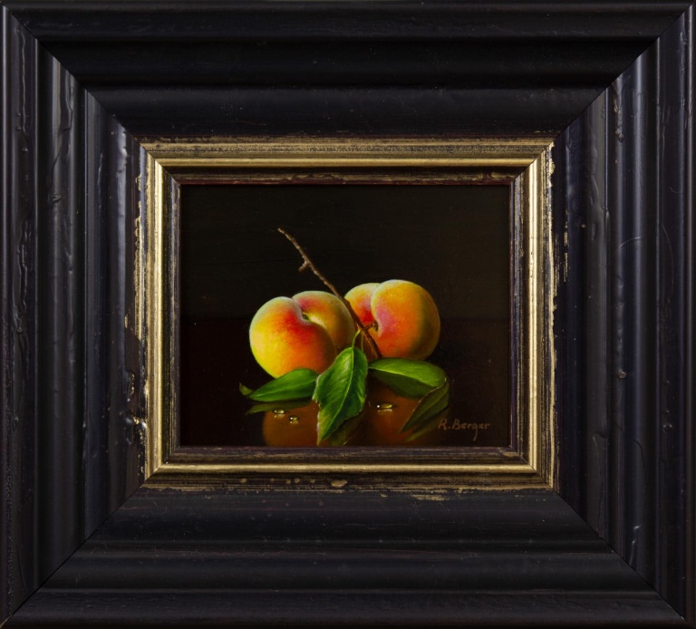 Two Peaches by Ronald Berger