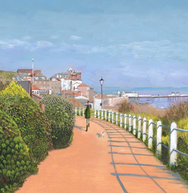 The Cliff Walk by Chris Ross Williamson, limited edition print, detail
