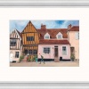 Limited edition giclee print featuring the famous crooked house in Norwich, Norfolk, England by British artist Chris Ross Williamson