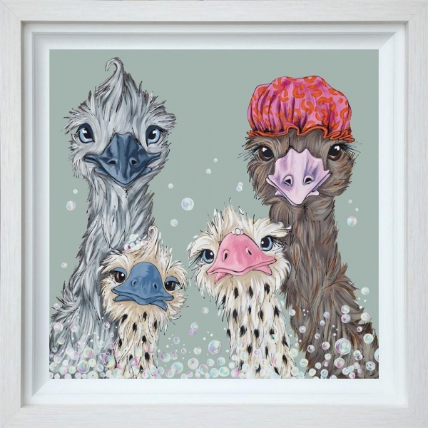 Fun in the Tub by Amy Louise, limited edition print