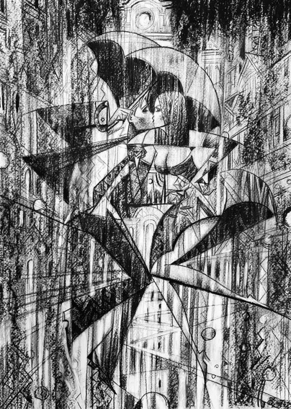Avenue of the Hearts by Andrei Protsouk, limited edition print
