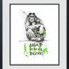 Chimp Off The Old Block by Scott Tetlow, limited edition print
