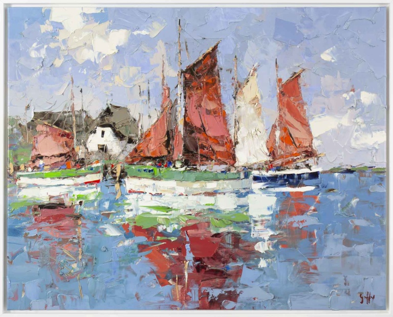 Summer in the Harbour by Frank Getty