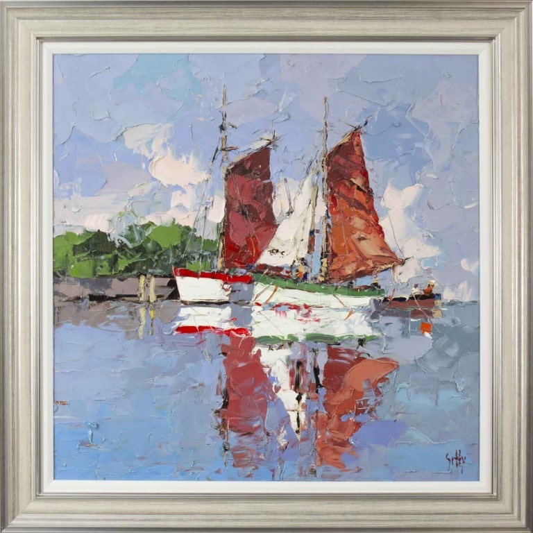 Sunset Sails by Frank Getty