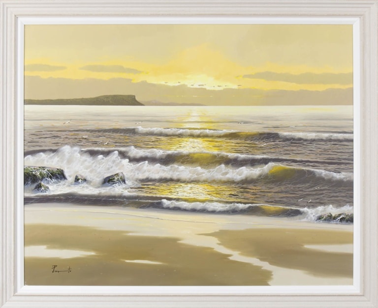 Low Tide at Sunset by Joan Puerto
