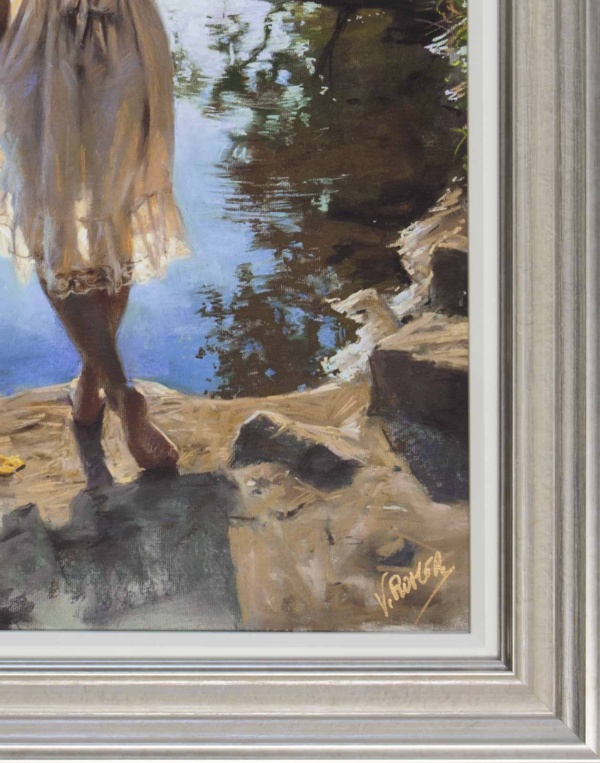 Parasol by Vicente Romero, limited edition print, detail