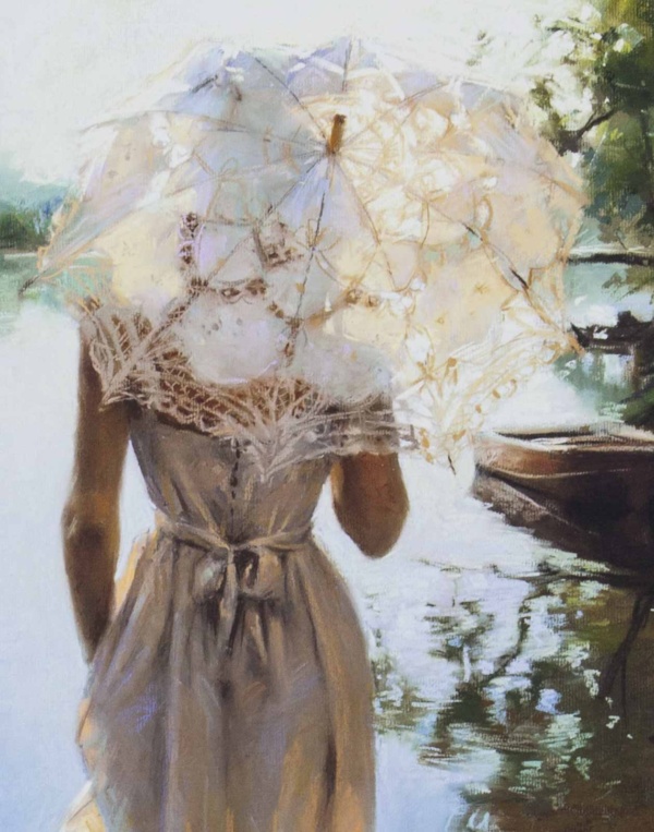 Parasol by Vicente Romero, limited edition print
