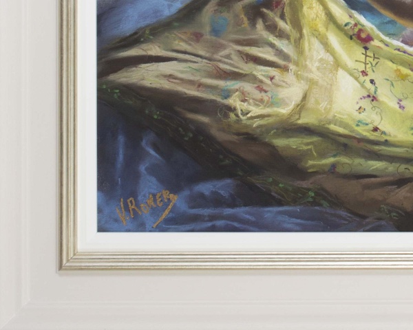 Spanish Romance by Vicente Romero, limited edition print, detail