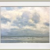 large coastal oil painting by harry brioche
