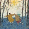Barefoot in the Bluebells by Sam Toft, limited edition print