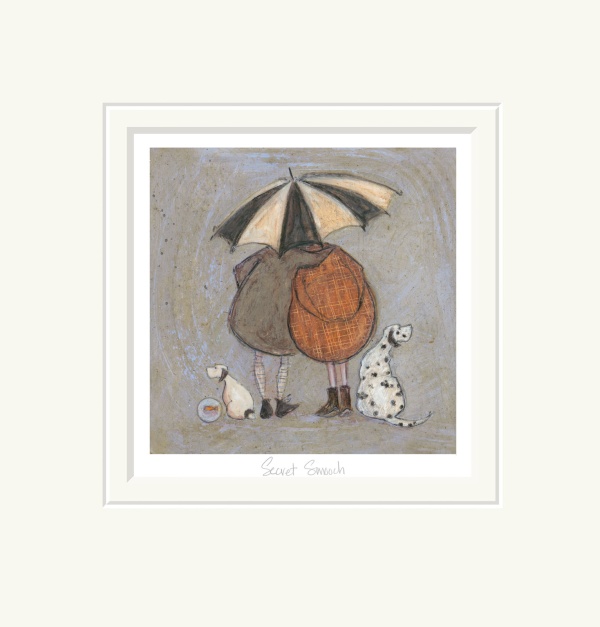Secret Smooch by Sam Toft, limited edition print
