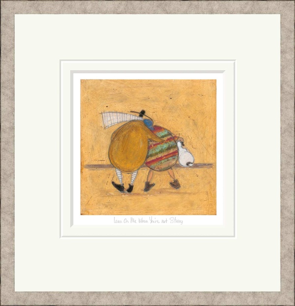 Lean on Me When You’re Not Strong by Sam Toft, limited edition print