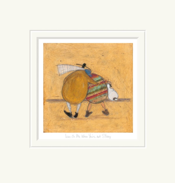 Lean on Me When You’re Not Strong by Sam Toft, limited edition print