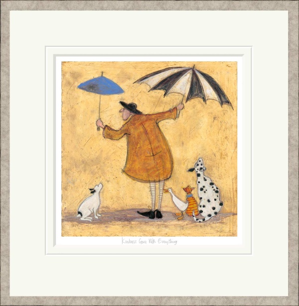 Kindness Goes With Everything by Sam Toft, limited edition print