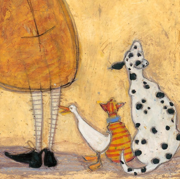 Kindness Goes With Everything by Sam Toft, limited edition print