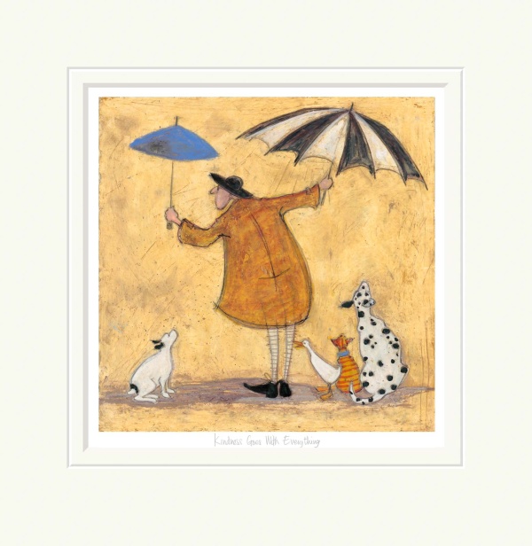 Kindness Goes With Everything by Sam Toft, limited edition print
