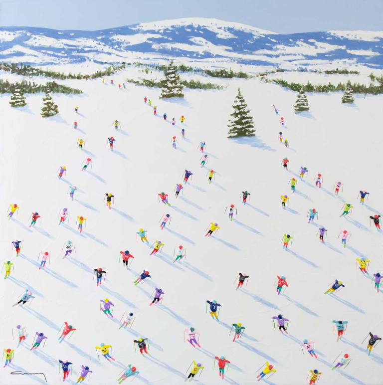 Sunday Ski by Antonio Navarro (Casimiro)