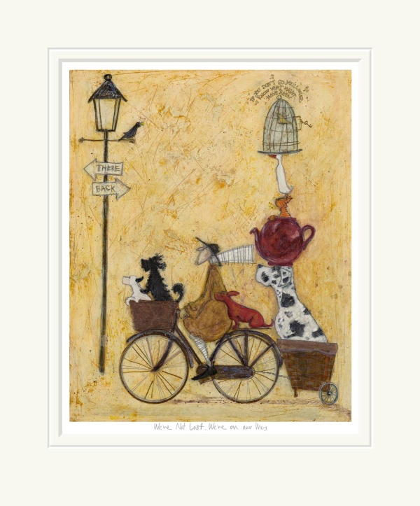 We’re not Lost, We’re on Our Way by Sam Toft, limited edition print