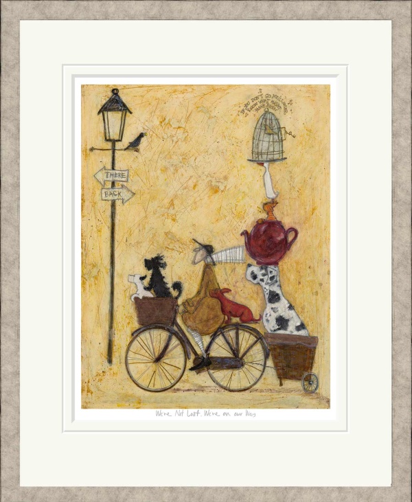 We’re not Lost, We’re on Our Way by Sam Toft, limited edition print