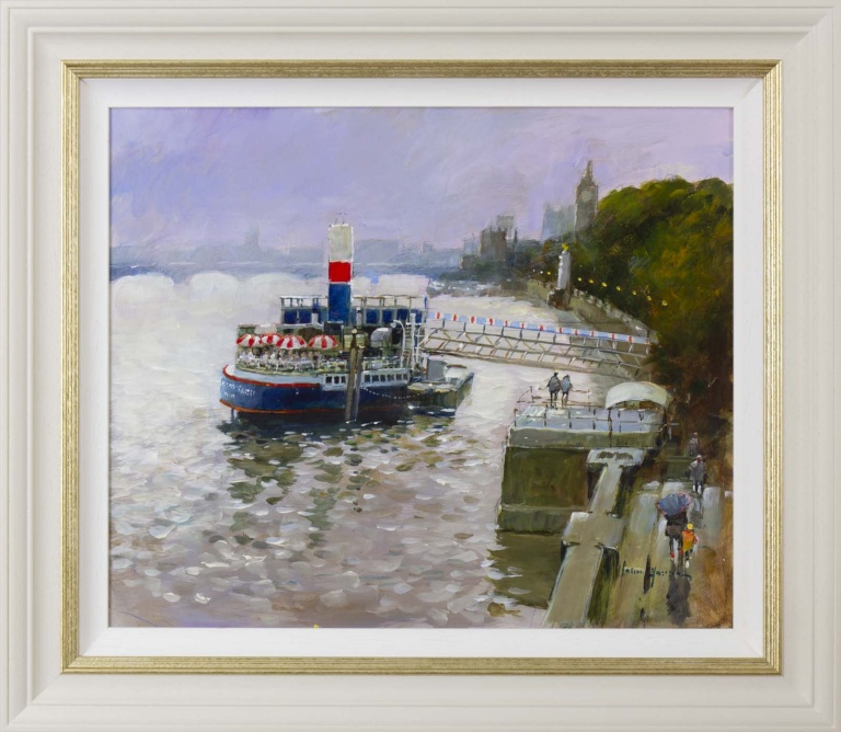 Upriver to Westminster by John Haskins