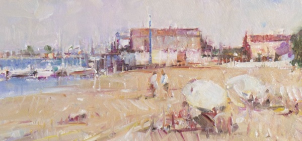 Coastal Cadiz by Helios Gisbert, original painting