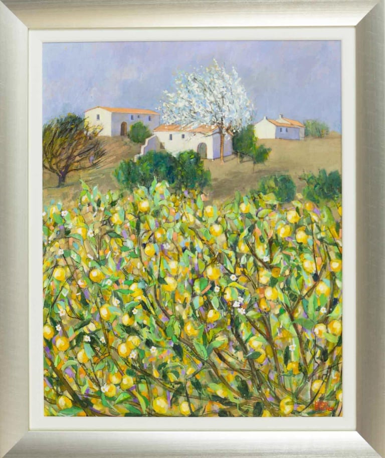 Lemon Trees, Almeria by Hazel Barker
