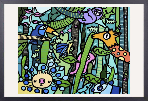 The Rainforest by Kev Munday, limited edition print