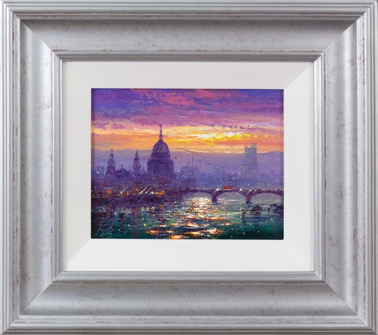 Morning Glow Across the Thames by Andrew Grant Kurtis