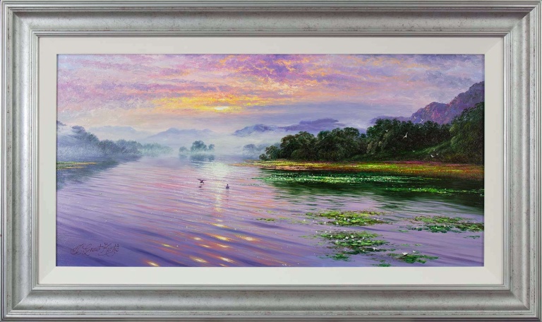Morning Mist Across Ullswater by Andrew Grant Kurtis