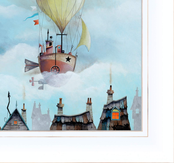 Around the World in 80 Days by Gary Walton, limited edition print