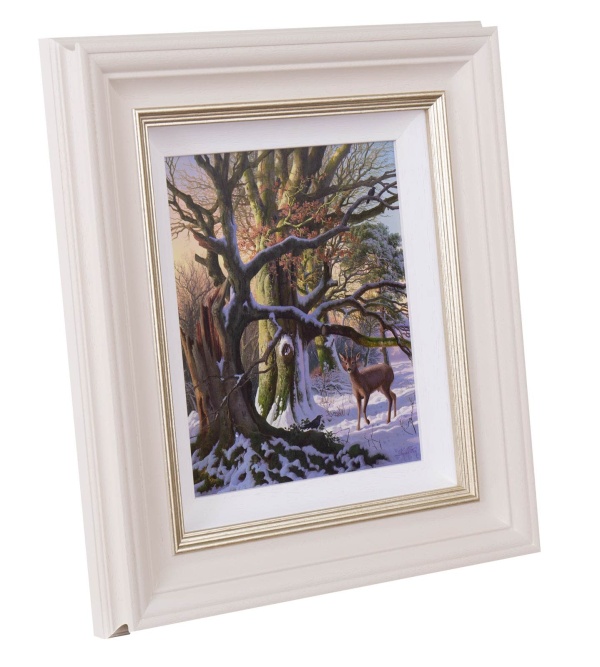 Roe Deer in Beech Wood by Daniel Van der Putten, original painting
