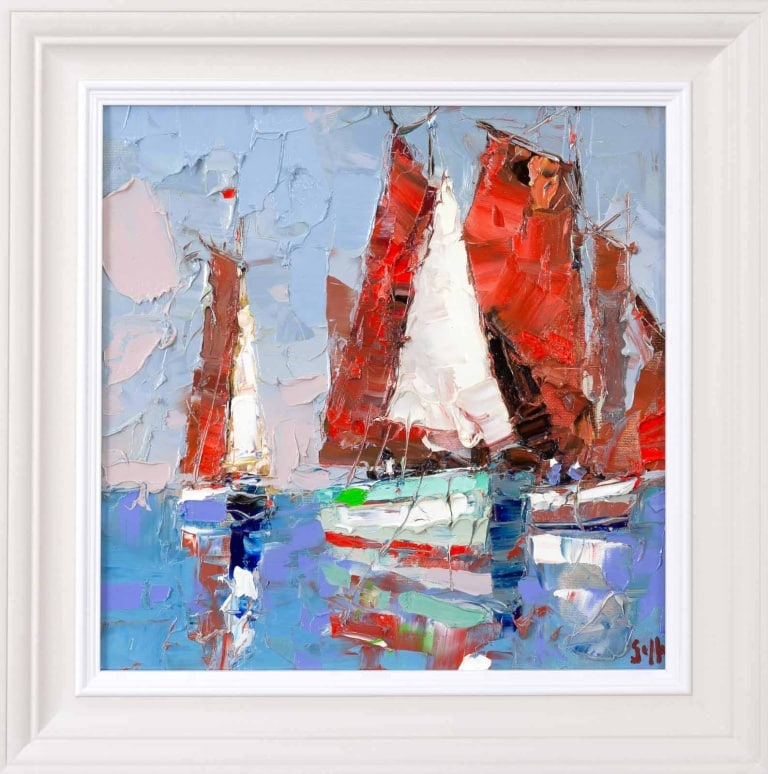 Sailing Study by Frank Getty