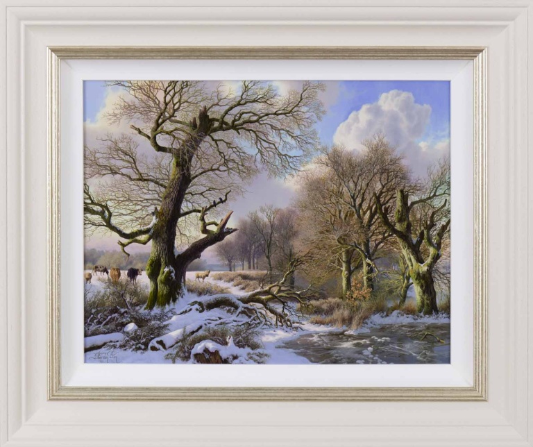 The Old Oak in Winter by Daniel Van der Putten