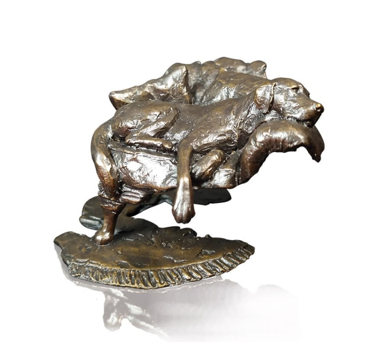 Labrador in Arm Chair (1158) by Michael Simpson