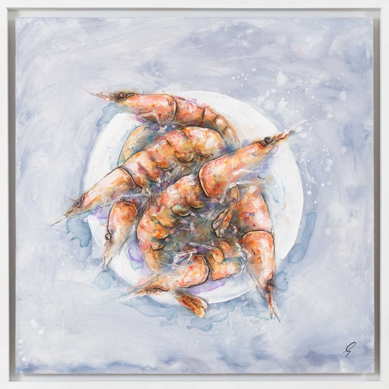 Six Prawns by Giles Ward